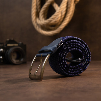 Ремень Vintage Текстильный Синий (20520) Винница - изображение 7