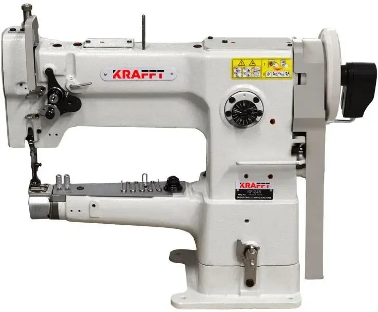 Швейна машина Krafft Stebnówka Cylindryczna Lamowarka Z Potrójnym Transportem Kf-246B | 800W - Do Krawiectwa Ciężkiego (KRA000071) Київ - фото 1