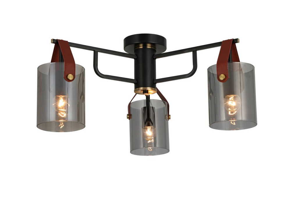 VALESO Люстра в стилі лофт на 3 плафони G 321036/3 Copper+Matt black Коломыя - изображение 1