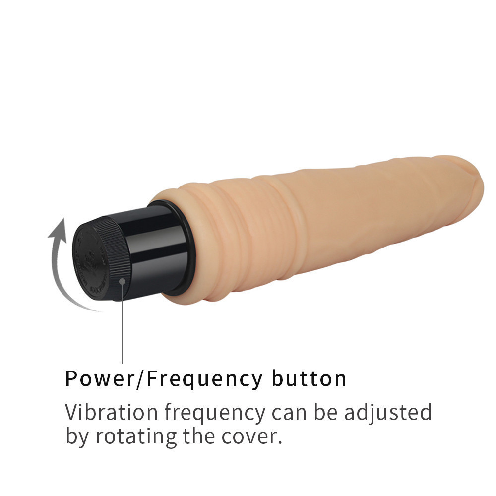 Реалістичний вібратор - Xtreme Feel Vibrator Flesh 7.5" Sex Aura Київ - фото 4