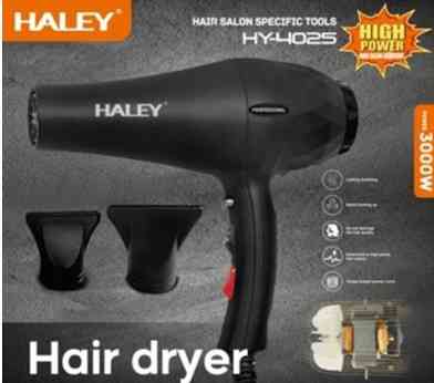 Професійний високошвидкісний фен для волосся з іонізацією Haley HY-4031 2200Вт, фен для сушки з насадкою Одеса
