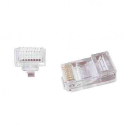 Конектор Cablexpert RJ45 cat.5e UTP 8P8C (сквозное отв., позолоч. конт.) 10 шт (LC-PTU-01/10) Вінниця