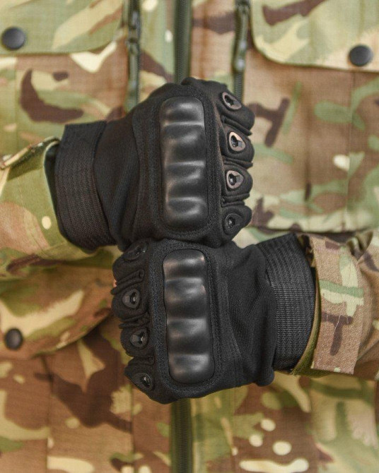 Перчатки тактичні black безпалі ВТ6244 Одеса - фото 7