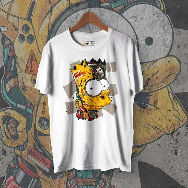 Футболка для подростка мальчика с принтом Сімпсони Барт Размер 160 Anime10145 Днепр - изображение 1