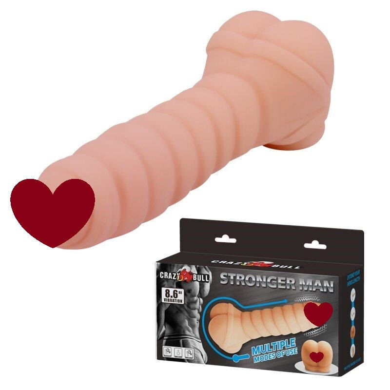 Мастурбатор-насадка « Bigger Man » с вибрацией, BM-009213Z Sex Aura Киев - изображение 1