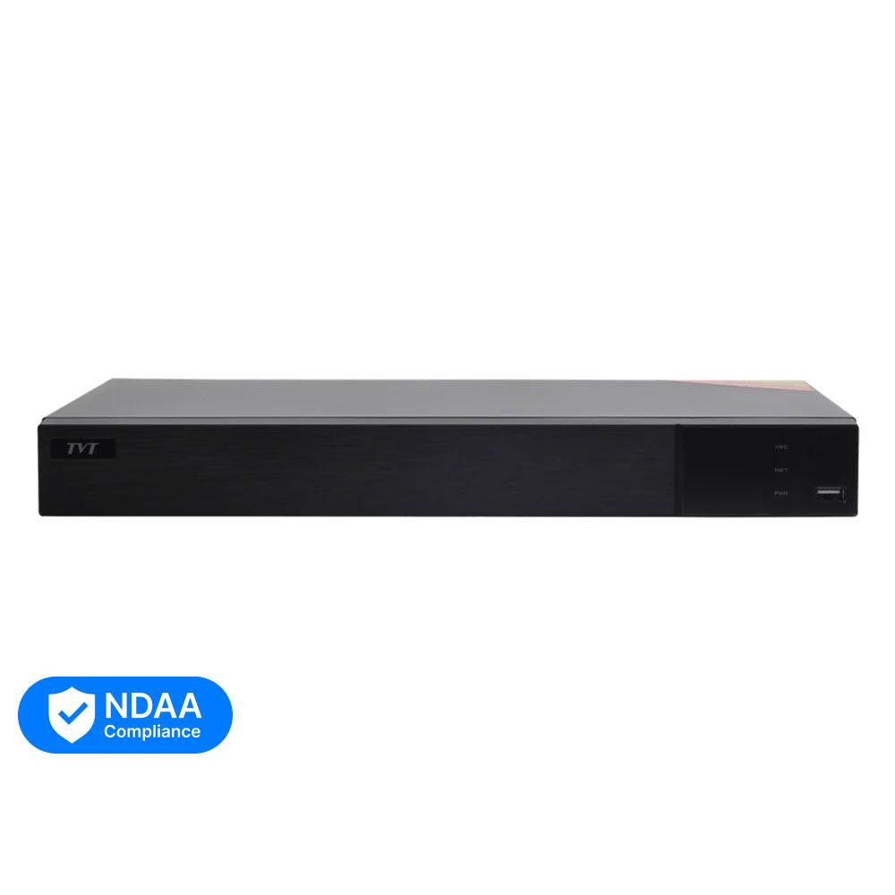 IP-відеореєстратор 8-канальний 16Mp TVT TD-3308H1-B2-B (160-160) (77-00422) Київ - фото 1