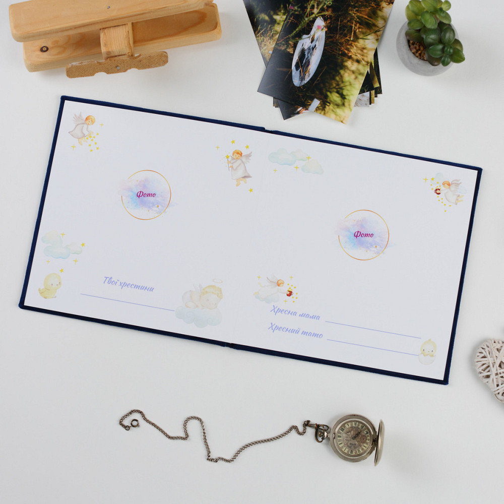 Дитяча метрика у велюровій синій обкладинці Тернополь - изображение 8