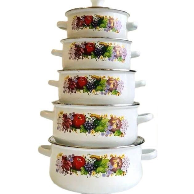 Набор кастрюль из нержавеющей стали UNIQUE, Кастрюли из нержавейки, Набор кастрюль-сотейников WV-41 Львов - изображение 1