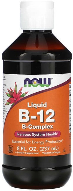 Вітамін В12 комплекс Now Foods Liquid B-12 237 мл Київ - фото 1