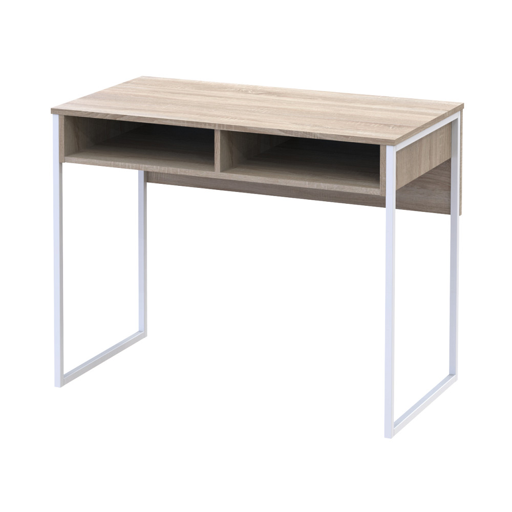 Стол письменный с полкой Doros Барт 100х55х78,1 см Дуб сонома (DRS-011429) Львов - изображение 4