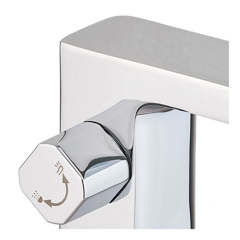 Ванночный смеситель Haiba Kubus 022 с тремя отверстиями (HB3957) Харьков - изображение 2