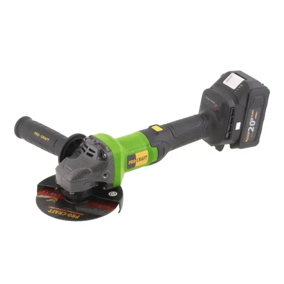 Болгарка акумуляторна з акб і зарядкою Procraft PGA-20 ,Безщіткова акумуляторна шліфмашина,Безщіткова болгарка Львів