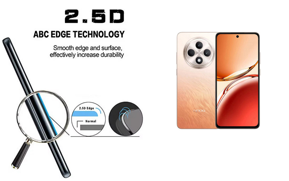 Защитное стекло ArmorGlass для OPPO Reno12 F 4G, Reno12 F 5G, Reno12 FS 5G – устойчивое к царапинам и ударам Киев - изображение 2