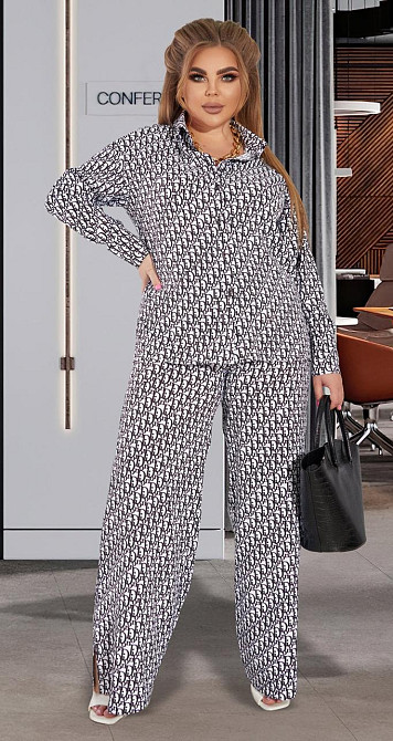 Свободный брючный костюм большого размера Киев - изображение 3