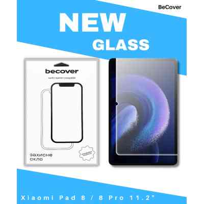 Стекло защитное BeCover Xiaomi Pad 8 / 8 Pro 11.2" Clear (714575) Винница