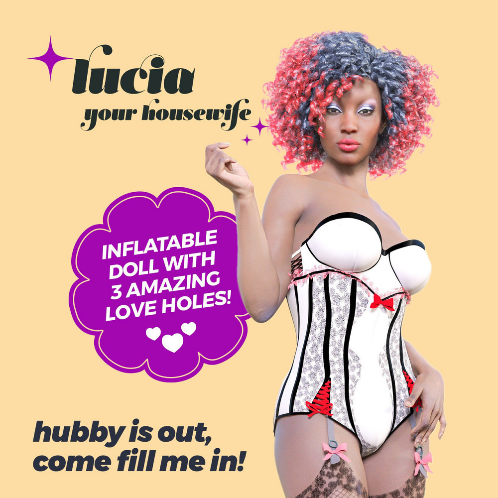 Секс-лялька з 3 отворами Crushious LUCIA The Inflatable Nurse, бежева, 155 см Sex Aura Київ - фото 9