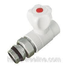 Кран радиаторный полипропиленовый Koer ∅25 3/4