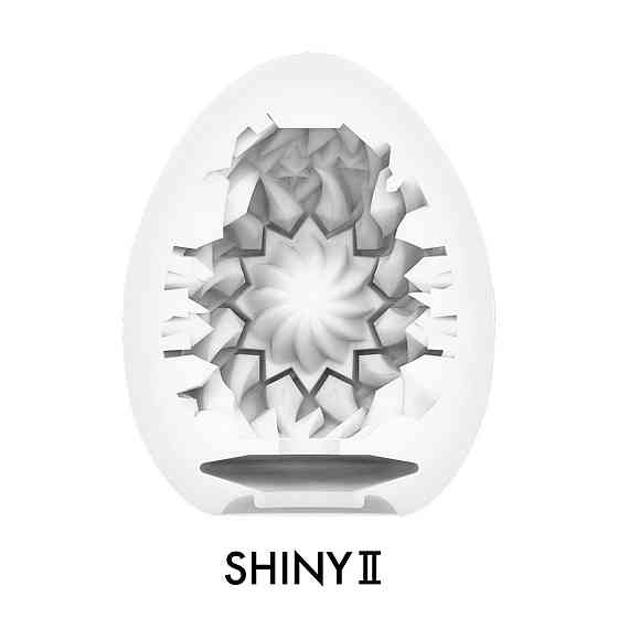 Мастурбатор-яйцо Tenga Egg Shiny II, плотный TPE, пробник лубриканта 5 мл Sex Aura Киев