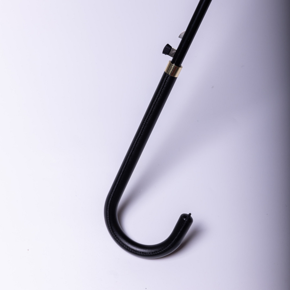 Класична парасолька-тростина напівавтомат з поліестеру 7 спиць діаметр 99 см Бежева HP-23-7BE Коломыя - изображение 6