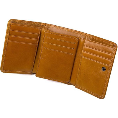 Гаманець Vintage Шкіряний Рудий (14597) Вінниця - фото 2