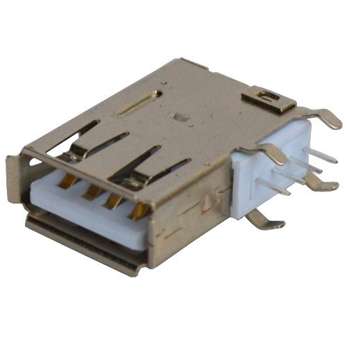 Гнездо USB тип A , монтажное, угловое длинное Полтава - изображение 1