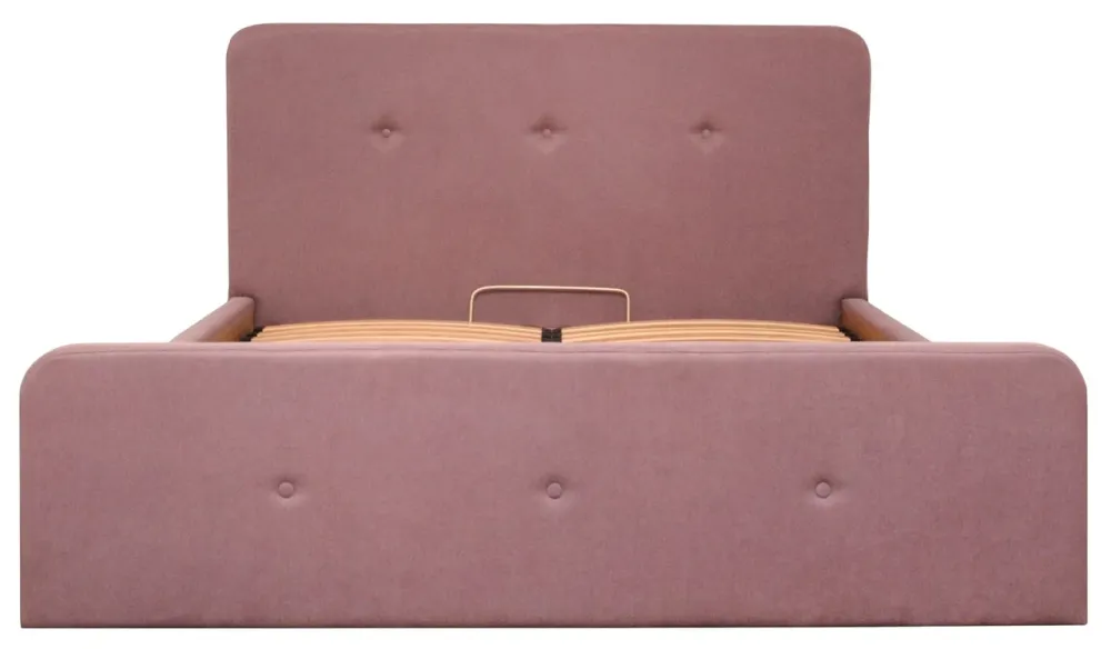 Кровать Двуспальная Michelle Comfort 160 х 200 см Fibril 24 С подъемным механизмом и нишей для белья Розовый Киев - изображение 2