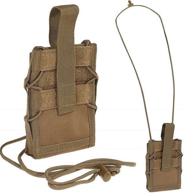 Тактичний Підсумок для смартфона та документів із системою Molle та ременем Mil-Tec від Sturm (13492019) Coyote Нововолинськ - фото 1