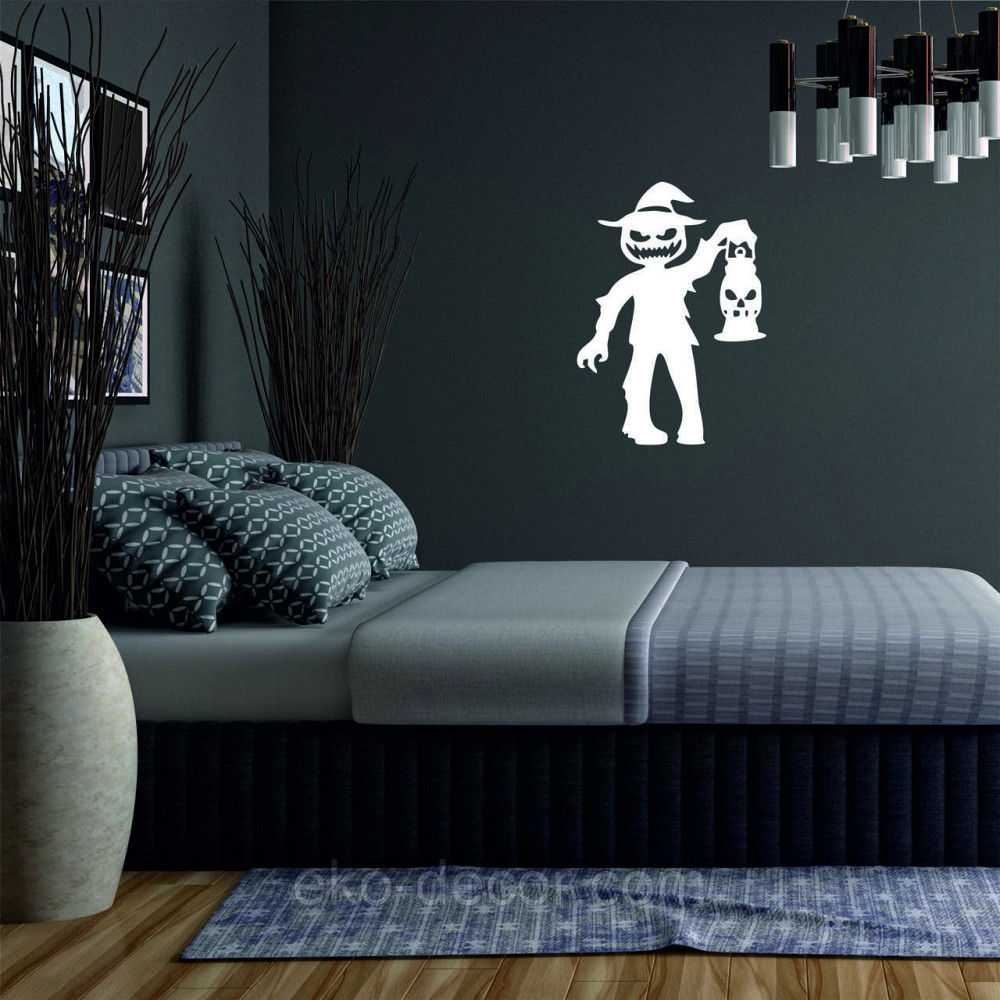 Декоративне настінне Панно «Сілует дітей. Гелловін», Декор на стіну 110*79 см, Білий Київ - фото 3