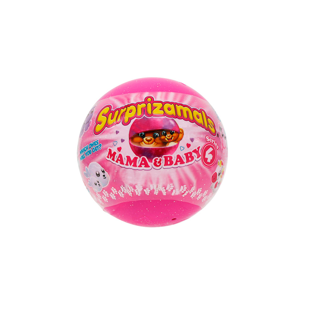 Набір м’яких іграшок-сюрпризів у кулі Surprizamals S4 – Мама та малюк Днепр - изображение 1