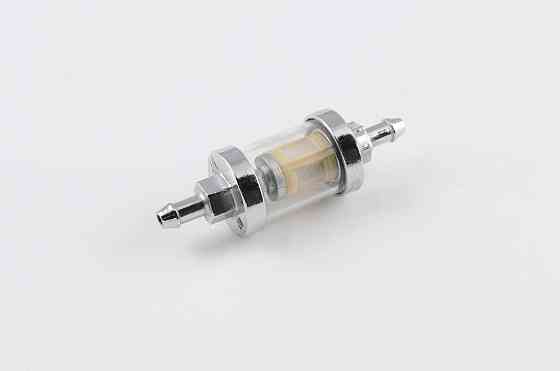 Фільтр паливний циліндричний із сітчастим елементом (скло-хром, розбірний) JS Київ