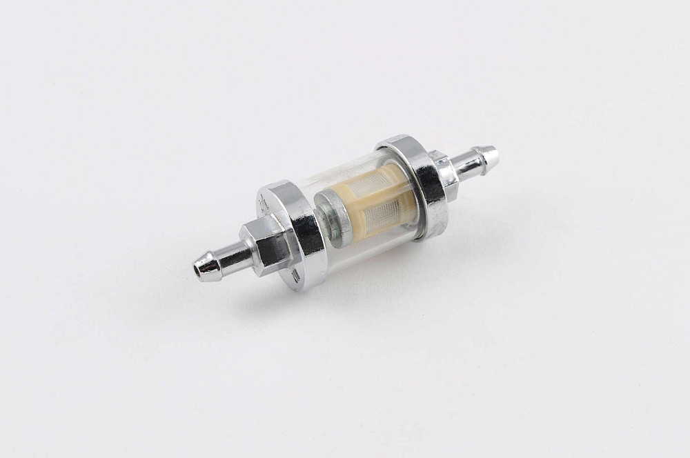 Фільтр паливний циліндричний із сітчастим елементом (скло-хром, розбірний) JS Київ - фото 1