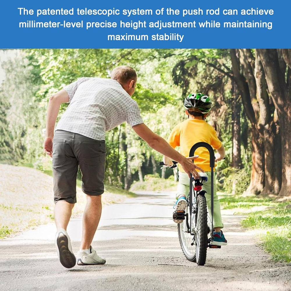 Ручка-тримач для навчання їзди на дитячому велосипеді біговелі розсувна 55-74 см, для штовхання велосипеда та балансування Київ - фото 6