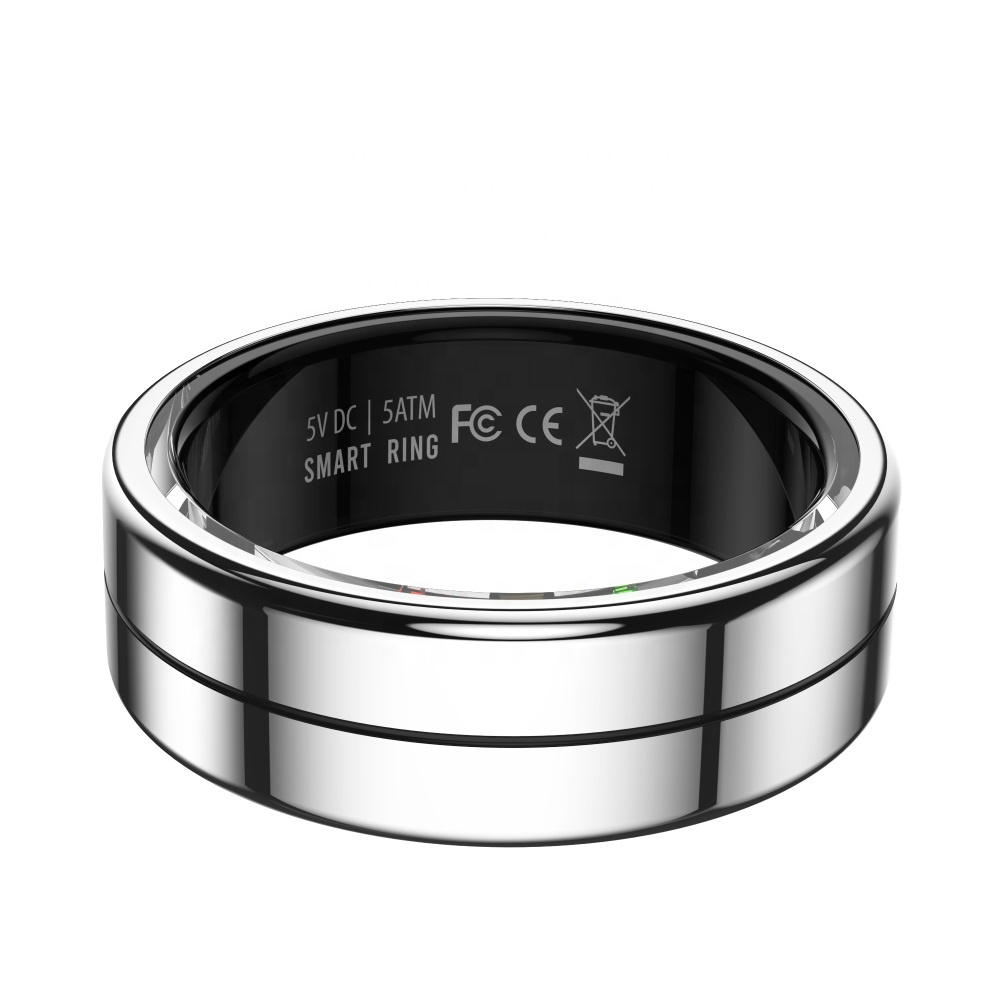Розумне кільце R04 Smart Ring, моніторинг серцевого ритму, SpO2, сон, HRV, 5ATM, Bluetooth, QRing App Київ - фото 2