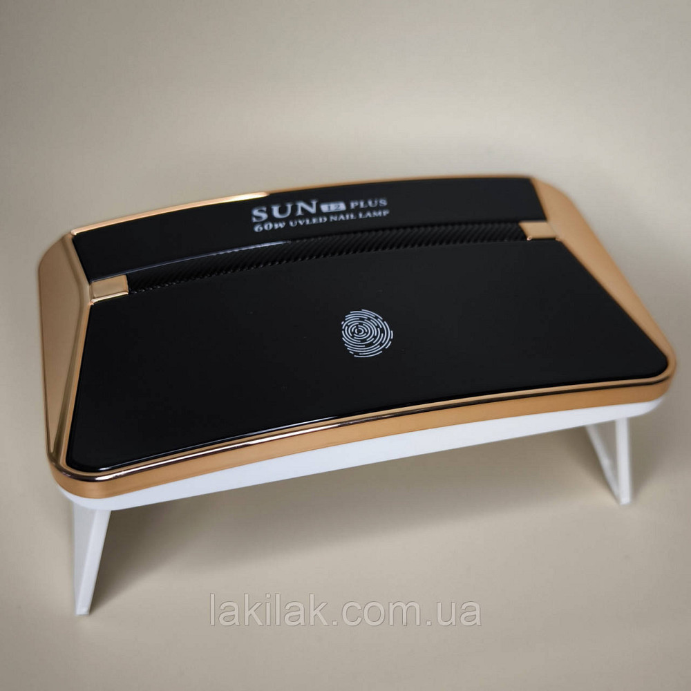 Лампа для нігтів SUN 12 Plus 60W (працює від USB) чорно-бронзова Херсон - фото 1