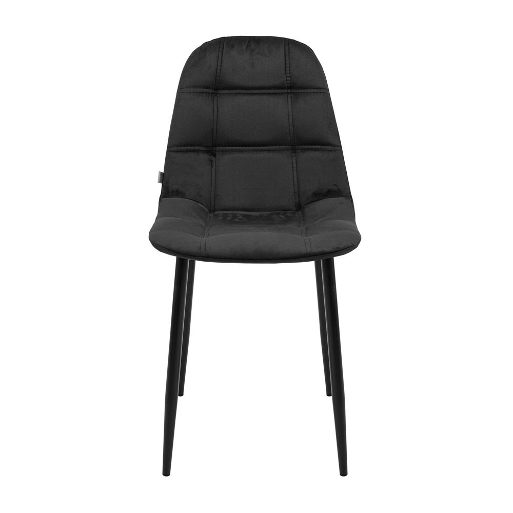 Стілець крісло м'який SplitDesign U Florida Black чорні ніжки Чорний Київ - фото 2