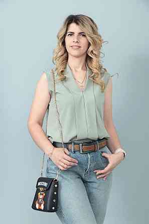 Летняя блузка без рукавов 