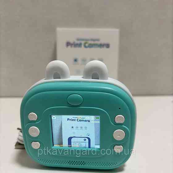 Детский фотоаппарат с моментальной печатью 