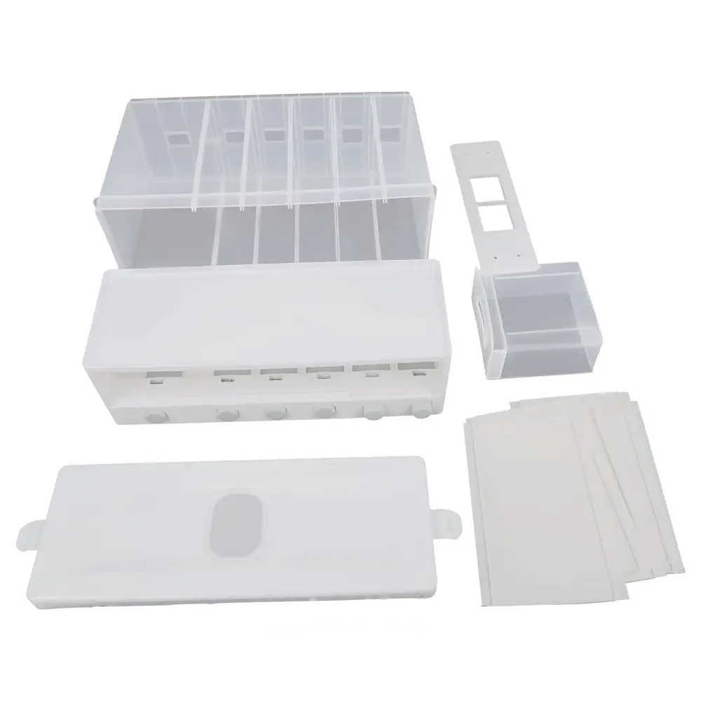 Диспенсер для сипучих продуктів, 6 відділень / Кухонний органайзер з дозатором для круп / Контейнер для круп Київ - фото 9