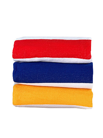 Пляжное полотенце махровое Ideal Textile в полоску 90х170 см (56860346) Черновцы - изображение 1