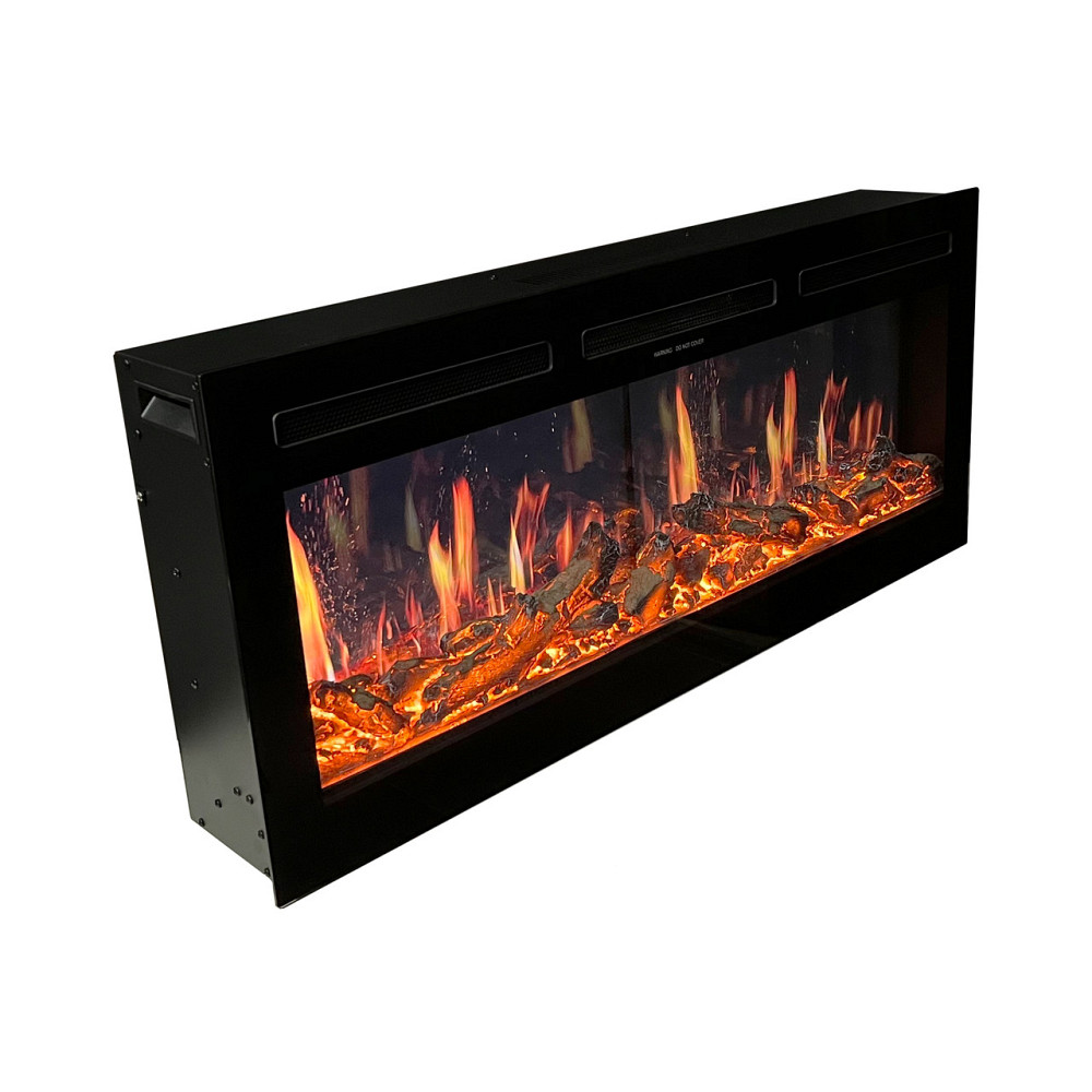 Электрокамин с обогревом Royal 5D V-Art 40 L с 5D эффектом пламени, звуком, дровами и цветным пламен Львов - изображение 1