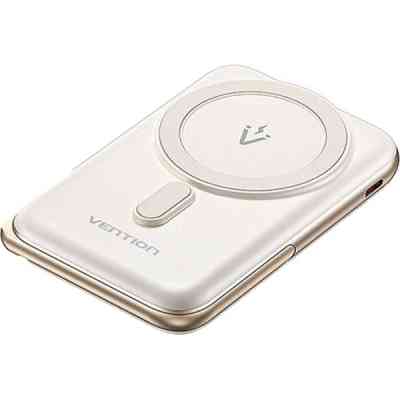 Батарея универсальная VENTION Magnetic Wireless 10000mAh 20W PD USB-C In/Out, QI-15W White (FHNW0) Винница