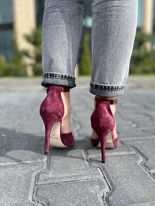 Nivelle Босоніжки жіночі NIVELLE 1794/10503-10512 бордові (літо, замша натуральна) (3675) 36-39 Коломия - фото 7