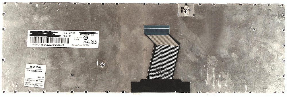 Клавиатура для ноутбука Lenovo IdeaPad (Y570) Black, (Black Frame), RU Вінниця - фото 3