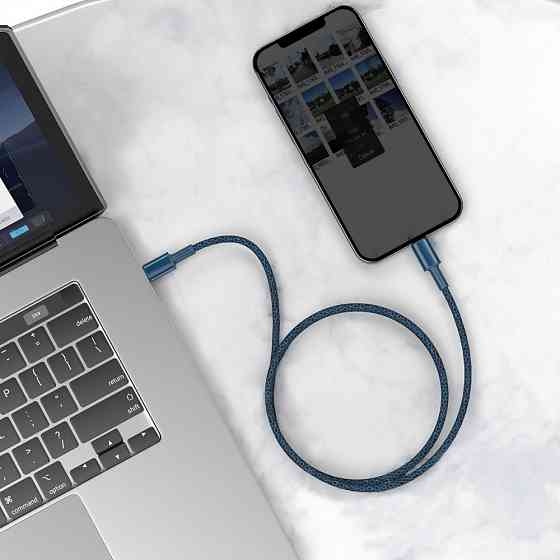 Кабель Baseus High Density Braided Type-C to Lightning PD 20W 1м білий Львів