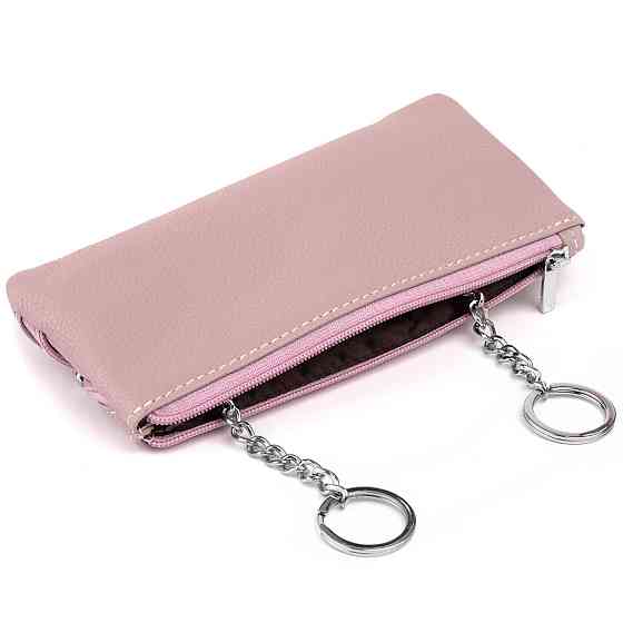 Ключниця-гаманець з кишенею унісекс ST Leather 19350 Лілова Київ