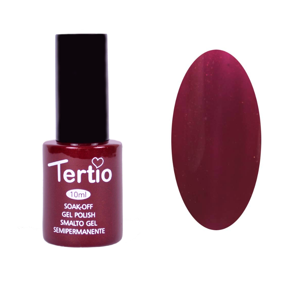 TERTIO гель - лак № 096 (коричнево-малиновий з мікроблиском) 10 мл Київ - фото 1