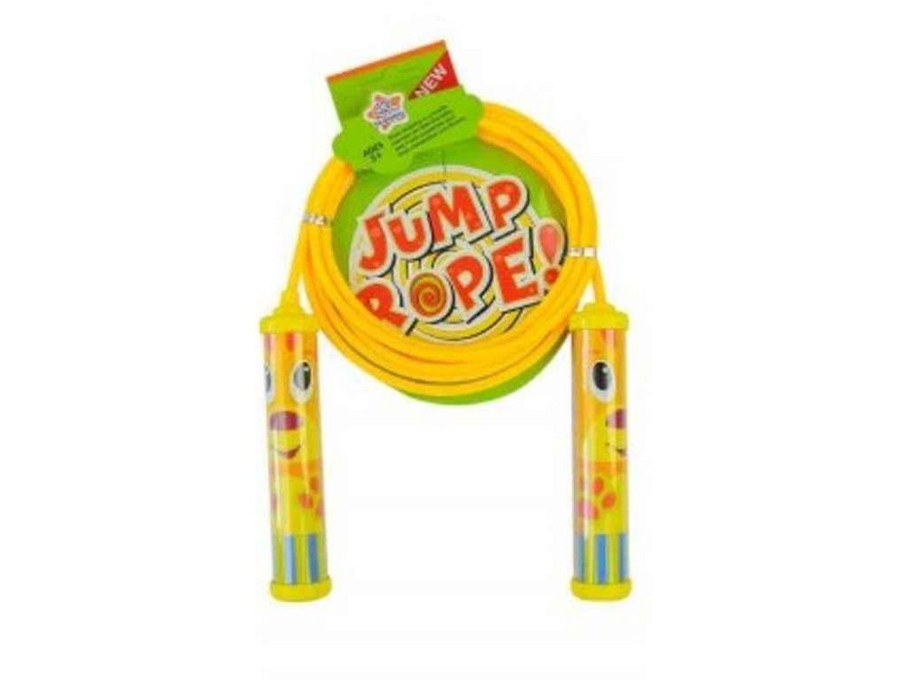 Скакалка 2.3м желтый арт. 131-C1 ТМ 7TOYS Киев - изображение 1