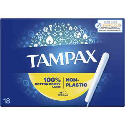 Тампоны Tampax Regular с аппликатором 18 шт. (8006540858509) Винница