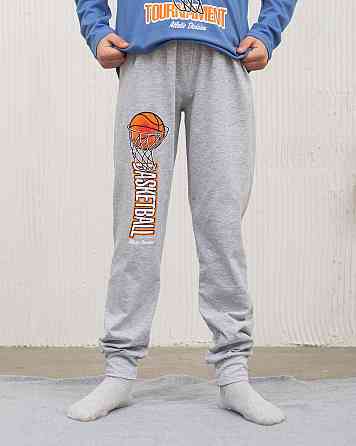 Пижама подростковая комплект со штанами на мальчика - Баскетбол Tom John 89942 8-9 Киев