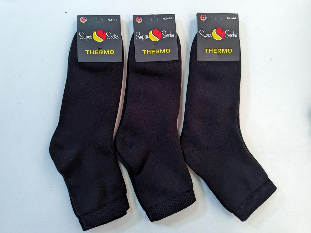 Шкарпетки чоловічі теплі з хутряною внутрішньо (3 шт.) SuperSocks art.007 Київ - фото 1